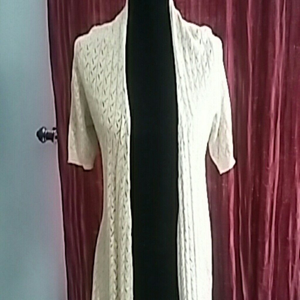 BOGO Sparkly tan open cardigan